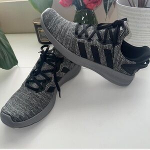 Adidas Black and Gray Eco-Friendly Sneakers